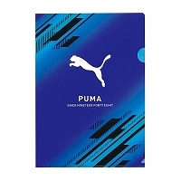 #クツワ(国内販売のみ）  PUMA･クリアホルダー A4 ブルー PM611BL