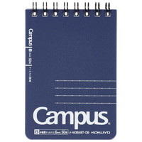 #コクヨ  キャンパスツインリングメモドット罫50枚カットオフA7   ﾒ-M364BT-DB