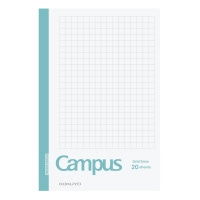 #コクヨ 付箋 ノートフセン表紙カバー付 方眼罫･大20枚  ﾒ-NT152S5H