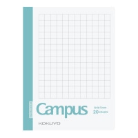 #コクヨ 付箋 ノートフセン表紙カバー付 方眼罫･小20枚  ﾒ-NT102S5H