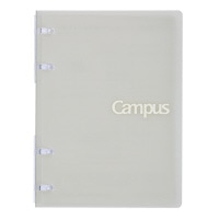 #コクヨ リーフノート キャンパスノートバインダー A6･40枚 グレー ﾙ-NP120M