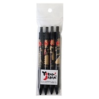 #セーラー万年筆 油性ボールペン JAPANボールペン 黒 4本セット 0.7mm  15-9223-000