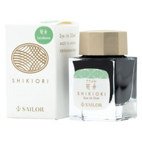 #セーラー万年筆 インク 四季織・草遊び・万年筆用ボトルインク 20ml 笹舟 13-1008-234