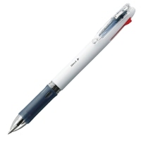 #ゼブラ(国内販売のみ）  ボールペン クリップ－オンスリム４Ｃ 0.7mm 白 B4A5-W