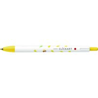 91最終_ゼブラ(国内販売のみ） 水性マーカー クリッカート限定 ユルカワF 0.6mm 黄 WYSS22-YF-Y