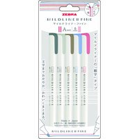 最終_#ゼブラ(国内販売のみ） 水性マーカー マイルドライナー ファイン 5色ｾｯﾄA WYT9-5C-A