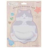 #サンスター文具(国内販売のみ） OA小物 おなかマウスパッド  ねこ・ハチワレ S4141164
