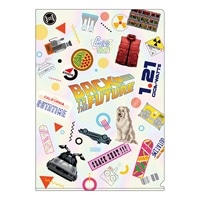 ＃ショウワノート(国内販売のみ） ファイリング用品 クリアファイル A4 バックトゥザフューチャ 646822001