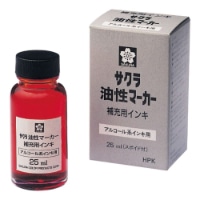 #サクラクレパス 補充インク 油性マーカー補充用インキ25ml あか   818830