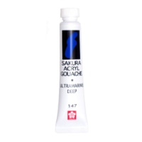 #サクラクレパス 絵の具 アクリルガッシュ12ml ウルトラマリンディープ   879294
