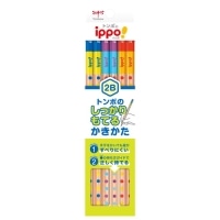 #トンボ鉛筆 しっかりもてるかきかたえんぴつ　六角軸 硬度2B KB-KG01-2B