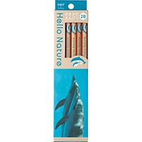 #トンボ鉛筆 鉛筆 書き方鉛筆ハローネイチャーＤＬ２Ｂ２ 2B  KB-KHNDL2-2B