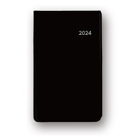 #ダイゴー ダイアリー 2024 アポイント 文字大 1Mホリゾンタル 縦開 ブラック 手帳サイズ ブラック E8302