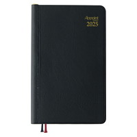 #ダイゴー ダイアリー 25-26 アポイント 1W+横罫 鉛筆付  ブラック E1108