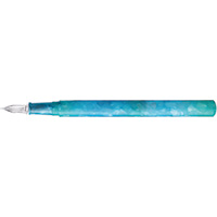 #寺西化学 ガラスペン ガラスペンオーロラロングキャップ付 キャップ式,ペン先交換可能 ジェリーブルー GLAAL-JB