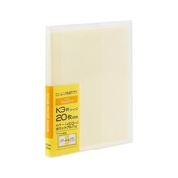 #ナカバヤシ ファイリング用品 カラーポケットアルバム KG判20枚 イエロー ｱｶ-PCKG-20-Y