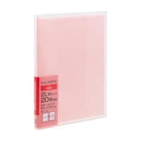 #ナカバヤシ ファイリング用品 カラーポケットアルバム 2L判20枚 ピンク ｱｶ-PC2L-20-P