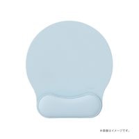 #ナカバヤシ マウスパッド リストレストツキＰＵレザーマウスパッド  ライトブルー MUP-935LB