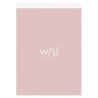 #ナカバヤシ メモ ＷＵ／ブロックメモ A7 シェルピンク WU-A702-P