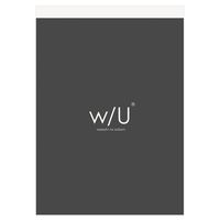 #ナカバヤシ メモ ＷＵ／ブロックメモ A7 スモーキーブラック WU-A702-D