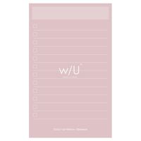 #ナカバヤシ 付箋 ＷＵ／ノート付箋スリム  シェルピンク WU-FSTN-R-P
