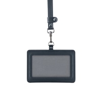 #ナカバヤシ ファイリング用品 IDカードホルダー ヨコ型 ジェットブラック MGT-ID-01-D