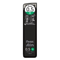 【ぺんてる】 シャープペン芯 Pentel Ain ぺんてるアイン 0.5mm H  C285-H