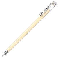 #ぺんてる ゲルインキボールペン マットホップ 1.0mm アイボリーホワイト K110-VH