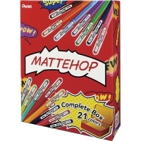#ぺんてる カラーペン MATTEHOP ドリームカラー  コンプリート セット 21色 K110-V21ST