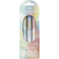 最終#ぺんてる ボールペン 限定 フローチューン 0.5mm･黒インキ DayTime Set BZN205SDA-3A