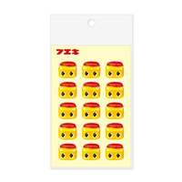 #不易糊工業 シール どうぶつのりシール 1柄 1シート 1柄 CFSD1