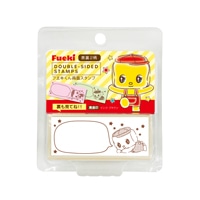 #不易糊工業(国内販売のみ） スタンプ フエキくん両面スタンプ  ブリスターケース入・インク・茶 2 CFTS2