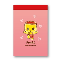 #不易糊工業(国内販売のみ） メモ フエキくんメモ 80枚･A7 8柄 CF7M8