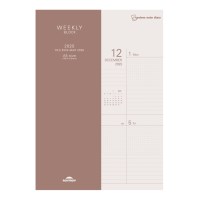 廃番_#レイメイ ダイアリー 25システムノートダイアリー ウィークリーブロックA5  A5  RFDR25102