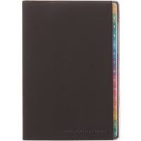 #レイメイ藤井 ダイアリー 26カラーインデックスダイアリー 12月はじまり ブラック RFD2632B