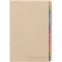 #レイメイ藤井 ダイアリー 26カラーインデックスダイアリー 12月はじまり サンドベージュ RFD2632J