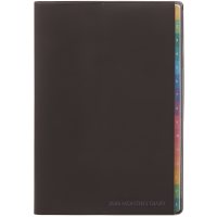 #レイメイ藤井 ダイアリー 26カラーインデックスダイアリー 12月はじまり ブラック RFD2650B