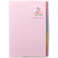 #レイメイ藤井 ダイアリー 26カラーインデックスダイアリー日曜始まり 12月はじまり ピンク RFD2653P