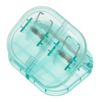 #レイメイ藤井 事務小物 Kept･はんぶんこクリップ  グリーン KP1370M