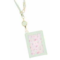 #レイメイ藤井 身辺雑貨 ノフェス･パスケース リール付 アイスグリーン NSP1448M