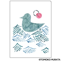 #ヒサゴ クリアファイル ムラタトモコ・ダブルポケットクリアファイル A5 Seabird UTN307