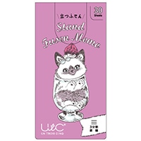 #ヒサゴ ふせん 立つふせん パフェになりたい子ネコ 30枚入 三分割罫線 UTN332