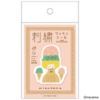 #ヒサゴ(国内販売のみ） シール mizutama･刺繍ワッペンシール  アイスガール UTN346