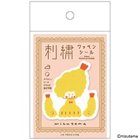 #ヒサゴ(国内販売のみ） シール mizutama･刺繍ワッペンシール  エビフライガール UTN347