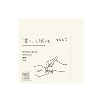 【ミドリ】(国内販売のみ) メモ MDブロックメモ  無罫 15284