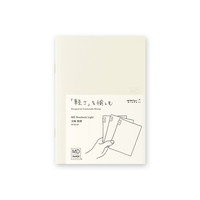 【ミドリ】(国内販売のみ) ノート MDノート ライト  無罫 3冊組A 15297