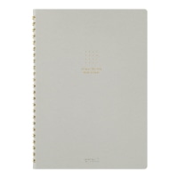【ミドリ】(国内販売のみ) ノート リングノート A5 グレー 15330