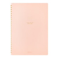 【ミドリ】(国内販売のみ) ノート リングノート A5 ピンク 15332