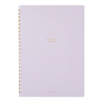 【ミドリ】(国内販売のみ) ノート リングノート A5 紫 15335