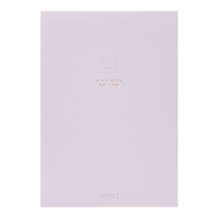 【ミドリ】(国内販売のみ) ノート ペーパーパッド A5 紫 15341